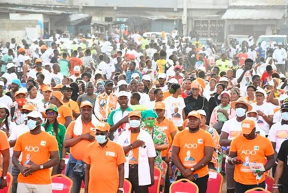 Coordination régionale RHDP Treichville-Marcory : Meeting de fin de campagne pour la présidentielle