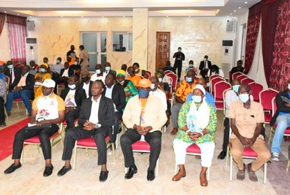 Présidentielle: rencontre des cadres du RHDP à Treichville