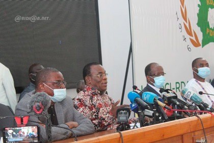 Conférence de presse de la plateforme de l`opposition relative à la situation sociopolitique