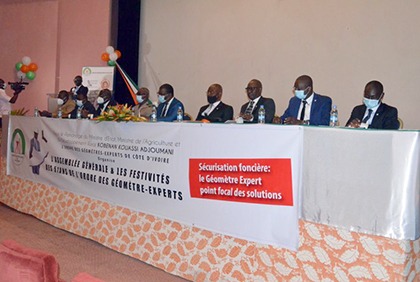 Assemblée générale ordinaire de l'ordre des géomètres-experts de Côte d'Ivoire
