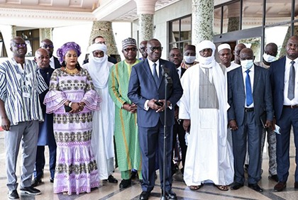 Collectivités territoriales de l'UEMOA : le président du conseil fait le point des actions au Président du Faso