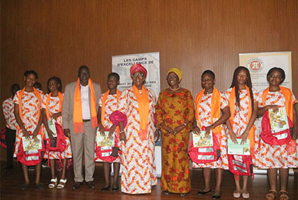 Grand-bassam : cérémonie de clôture du camp de l’excellence de jeunes filles en science