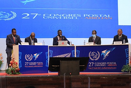 27ème congrès de l'UPU: ouverture de la conférence des ministres membres de l'Union Postale Universelle