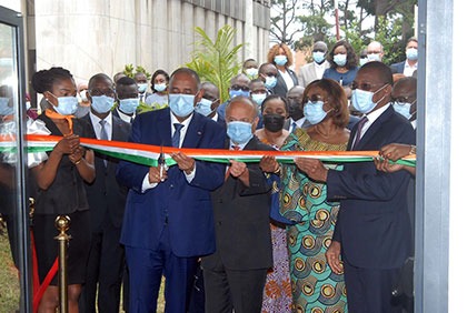 Cérémonie d'inauguration du centre pour la transformation digitale du foncier urbain en Côte d'Ivoire