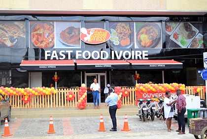 Cérémonie de lancement de « Dabali Express », un fast food made in Côte d'Ivoire