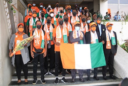 Afrobasket Kigali: Arrivée des éléphants,vice-champion d'Afrique à Abidjan