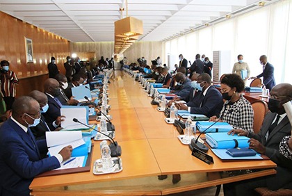 Rentrée du conseil des Ministres