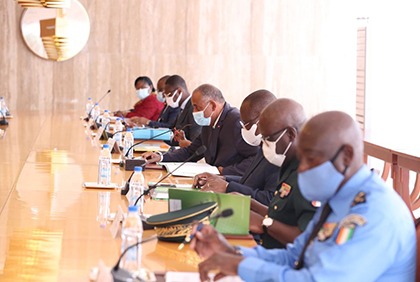 Réunion du Conseil National de Sécurité (CNS)