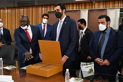 Secteur Agricole : Rencontre de travail entre une délégation d'inverstisseurs Des Emirats Arabes Unis et le Ministre d'Etat, ministre de l’Agriculture et du Développement Rural