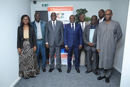 Rencontre entre le ministre de l'économie numérique, des télécommunications et de l'innovation et le comité d’organisation de la CAN 2023