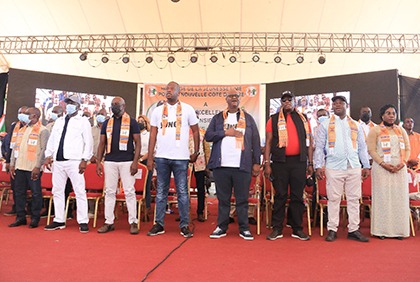 Rentrée politique de la Jeunesse Unie pour la Nouvelle Côte d’Ivoire