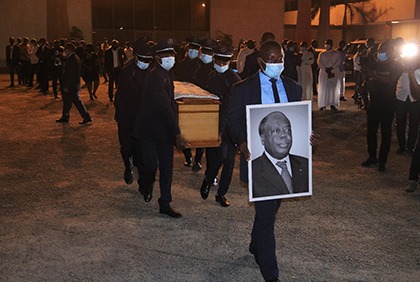 Arrivée de la dépouille de Charles Konan Banny