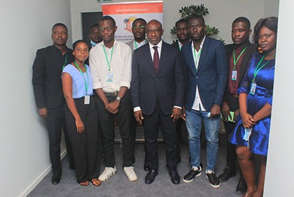 Réception des lauréats du concours panafricain African Digital Geek par le Ministre Roger ADOM