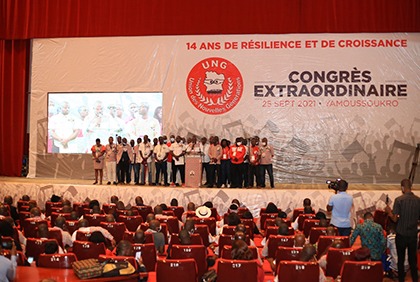 Congrès extraordinaire de l'Union des Nouvelles Générations à Yamoussoukro