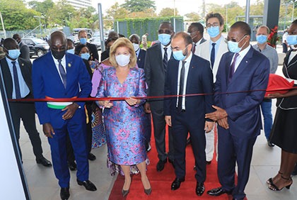 Cérémonie d'inauguration de l’Ivoire Trade Center par la Première dame Dominique Ouattara