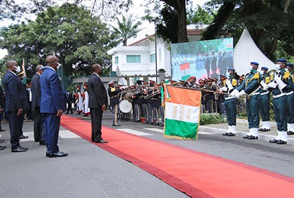 Cérémonie d'hommage national à l'ex-Premier ministre Charles Konan Banny