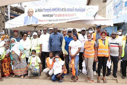 Lancement des activités de salubrité dénommées “Ma Propreté, Ma santé”