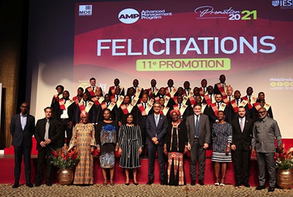 Executive Education : la 11ème promotion de l’Advanced Management Program (AMP) de MDE Business School reçoit son certificat de fin de formation