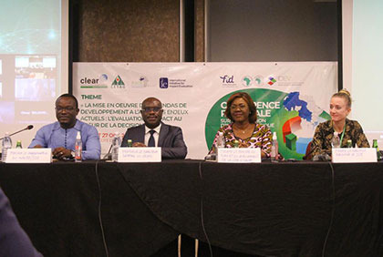 Lancement de la conférence régionale sur l'évaluation d'impact en Afrique Francophone