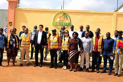 Visite de la zone industrielle et le centre d'innovations et de technologies de l'anacarde de Yamoussoukro