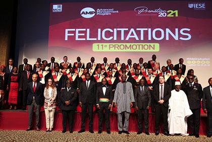 La 11e promotion de l’AMP salue la performance de l’équipe de programmes de MDE Business school