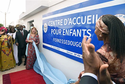 Inauguration du centre d'accueil de Ferkessédougou