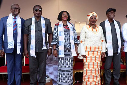 District autonome des Lacs : Installation officielle la ministre gouverneur Raymonde Goudou Coffie