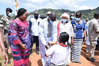 Développement local: Blagouin fête la lumière et rend hommage au Chef de l’Etat