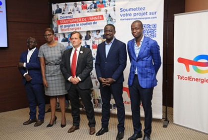 Conférence de presse de lancement de la troisième édition du challenge Startupper de l'année de Total Énergies
