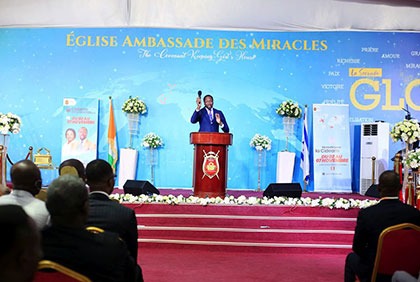 Religion: Cérémonie d'ouverture de la septième convention internationale de l'église ambassade des miracles