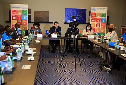 Présentation des activités du système des nations unies à la presse et influenceurs dans la zone d'Abidjan