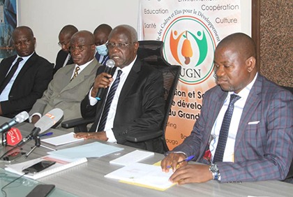 Conférence de presse de lancement l’AG de l’UGN/ Gilbert Kafana Koné