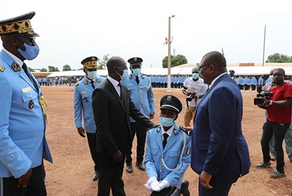 Ecole de police de Korhogo:   892 élèves sous-officiers rejoignent les rangs de la police nationale