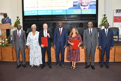 Cérémonie de signature de convention