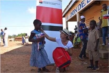 Société générale Côte d’Ivoire offre des kits scolaires
