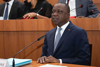 Budget-programme 2022: Amadou Koné obtient le quitus des députés