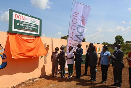 Caravane du social de la Fondation Lonaci: Une école maternelle et un centre de santé inaugurés à Daloa et Lenguédougou