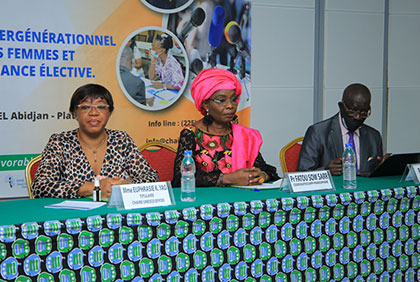 Ouverture de l'Atelier d'échanges intergénérationnels sur la participation des femmes et des jeunes à la vie politique