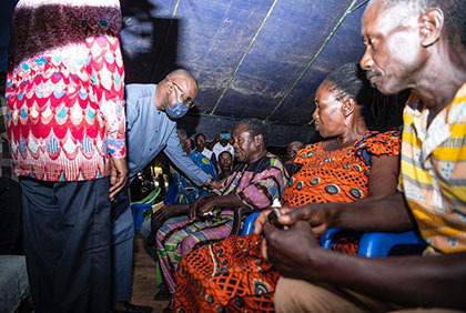 Assassinat d'une étudiante à Bouaké: Amadou Koné soutient la famille éplorée 