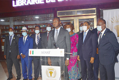 Yamoussoukro: Examen de la loi des finances 2022 devant le Senat