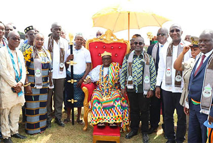 Intronisation du chef de canton des Nanafouê Attiegouakro