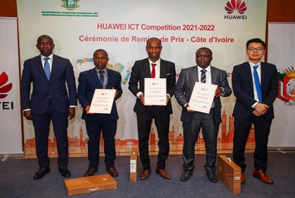 Côte d’Ivoire : remise des prix de HUAWEI ICT Competition 2021-2022 et lancement du Projet « Graines de l’Avenir 2021 »