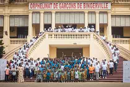 7e Edition BGFIDAY :  BGFIBank Côte d'Ivoire à l'orphelinat  de Bingerville et à l'AREEA Page Blanche