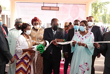 Inauguration par le Président de la nouvelle Chancellerie de la Côte d'Ivoire au Nigéria