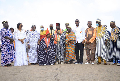 Yamoussoukro : Intronisation du chef central de la communauté Sénoufo, Yeo Fatogoma