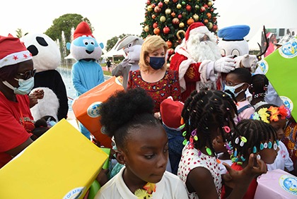 Arbre de noël 2021 de la fondation Children of Africa