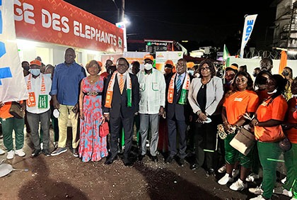 Douala: Journée spéciale de promotion de la CAN 2023 Côte d’Ivoire au village des Éléphants