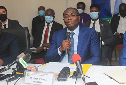 Le Ministre Félix Anoblé invité de la Tribune du quotidien Le Patriote