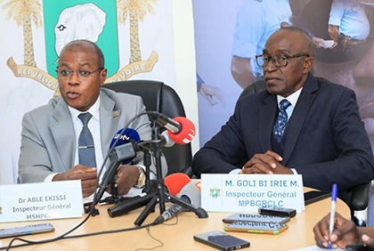 Lutte contre la corruption: Conférence de presse relative aux sanctions à l’encontre des personnes mises en cause dans le secteur de la santé