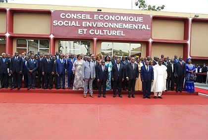 Cérémonie de Rentrée solennelle du conseil économique, social, environnemental et culturel